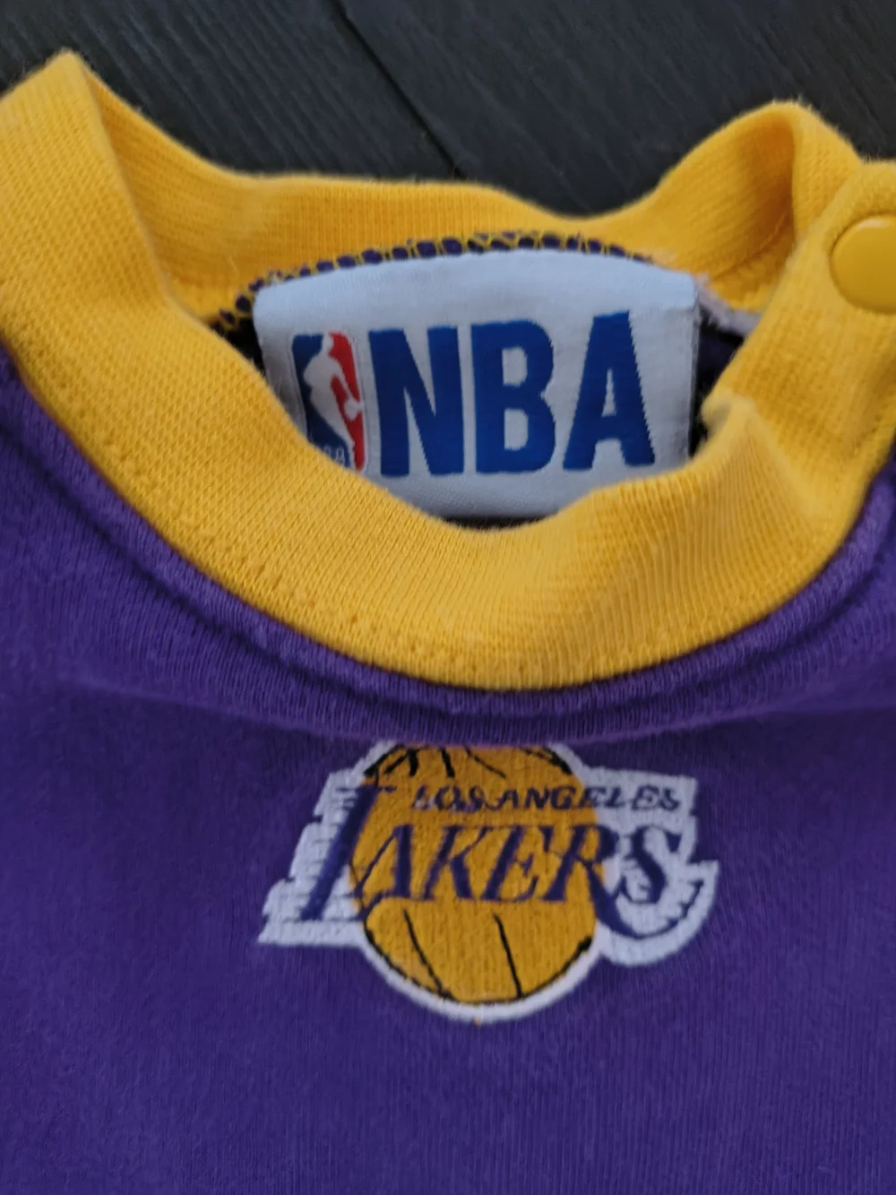 NBA Los Angeles Lakers Purple & Gold Infant One-Piece Footie